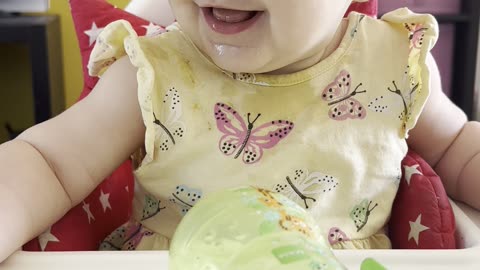 Baby Kayla Laughs Playing Peek-a-Boo with Mommy