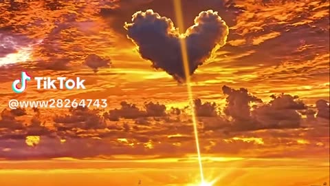 "The Sky Drew a Heart Just for You ❤️