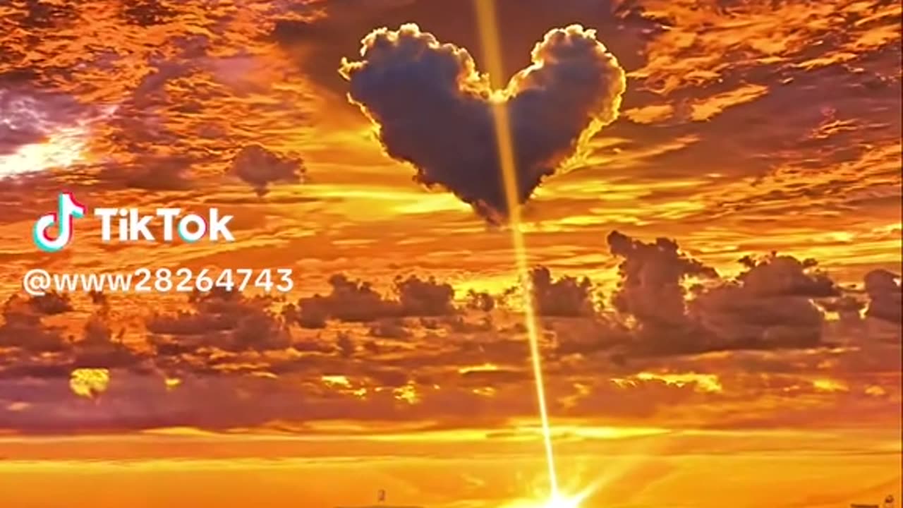 "The Sky Drew a Heart Just for You ❤️