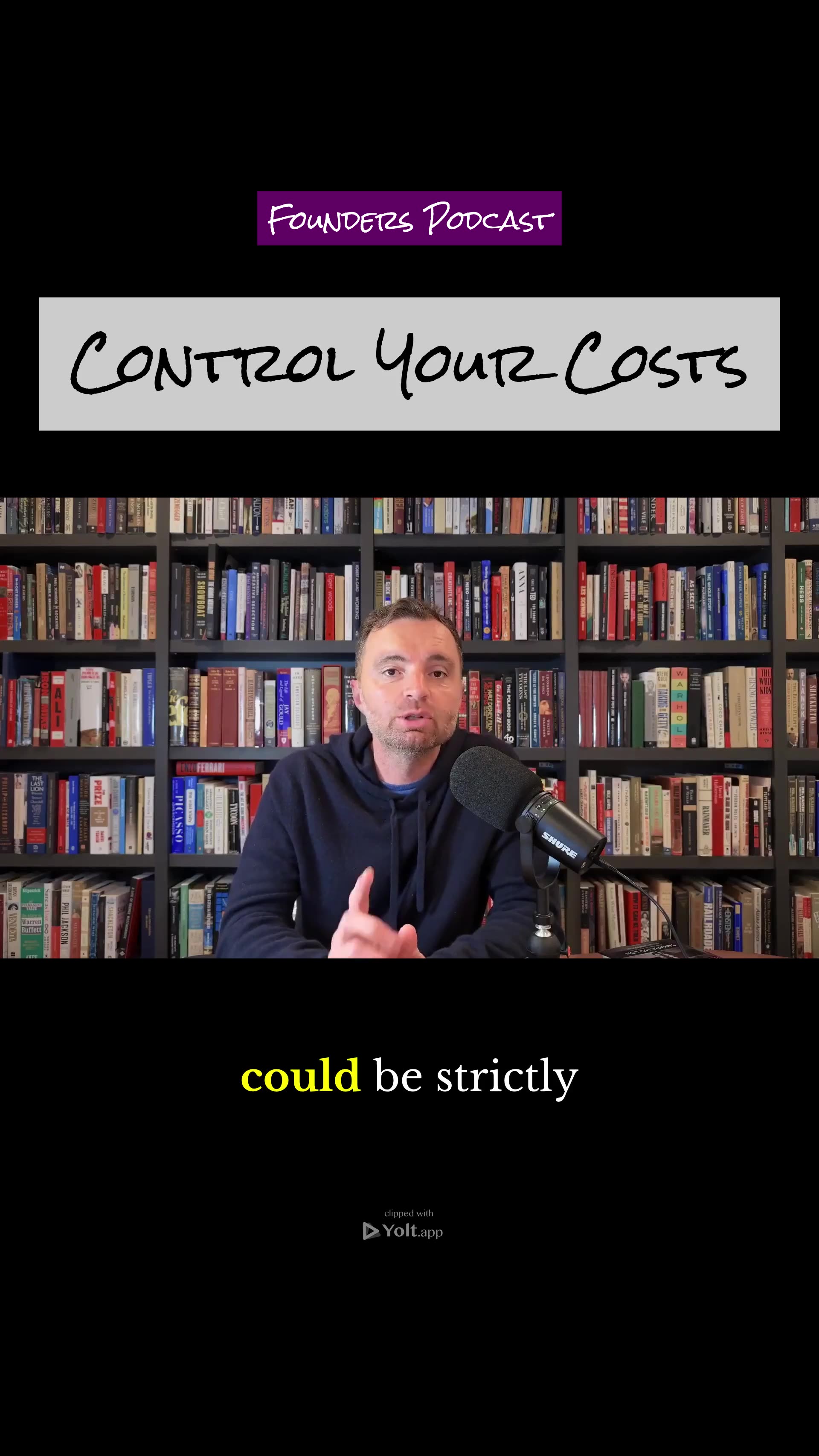 Spend Smart, Win Big - Founders Podcast #costcontrol #competitiveadvantage