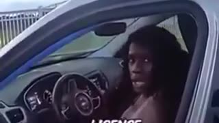 DEI attorney driving drunk is pulled over she immediately starts threatening and goes into a rage