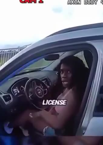 DEI attorney driving drunk is pulled over she immediately starts threatening and goes into a rage