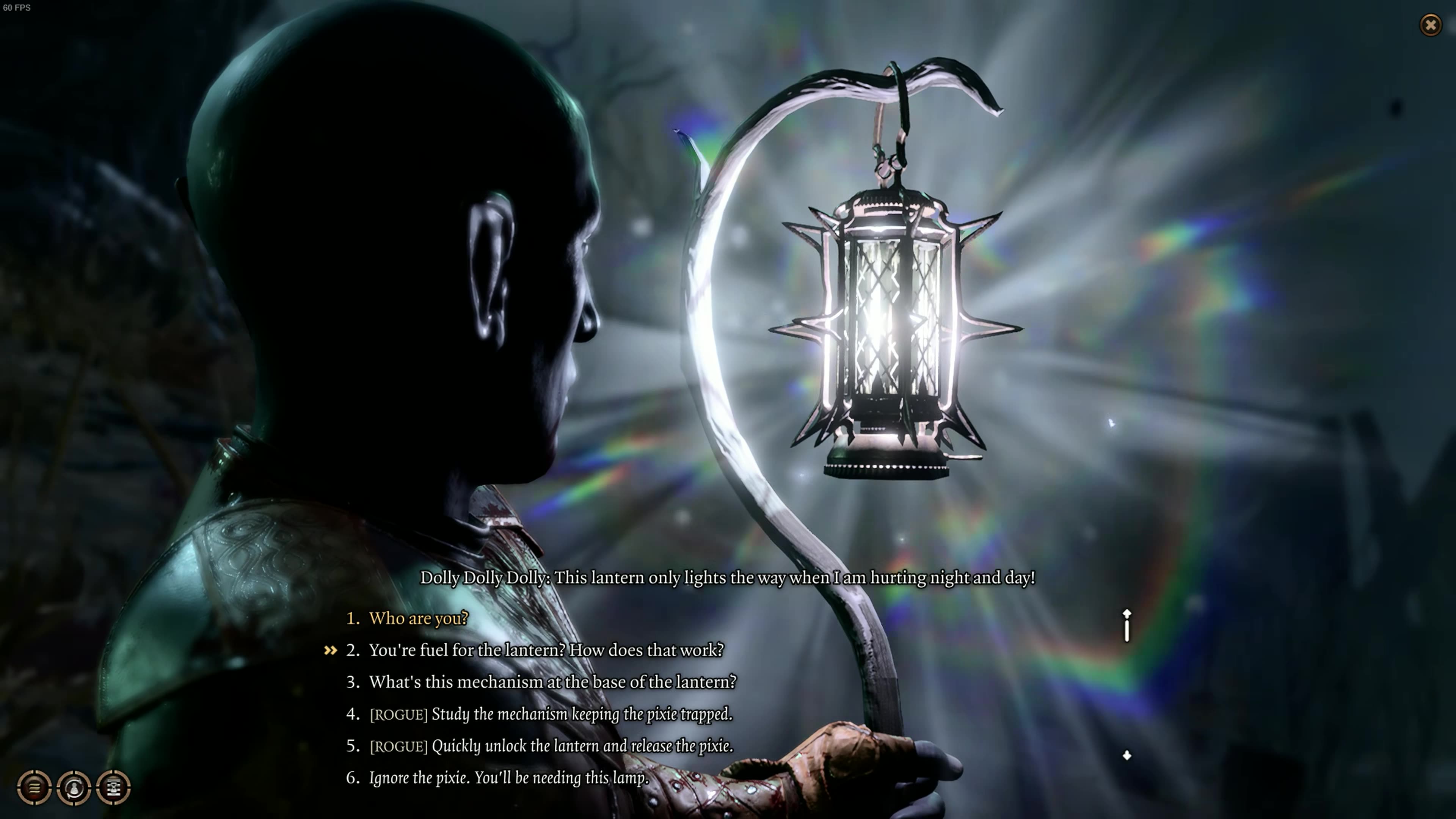 The Lantern Gives Off A Chilly Glow