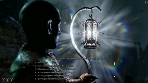 The Lantern Gives Off A Chilly Glow