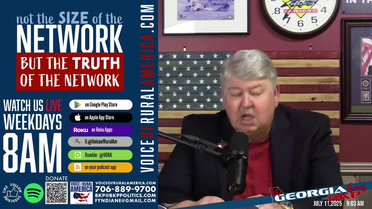 LIVESTREAM - 8:00am ET - Voice of Rural America with BKP