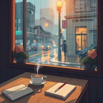 lucid-origin_lofi_anime_illustration_inside_a_cozy_coffee_shop_wooden_table_steaming_coffee_n-0.mp4