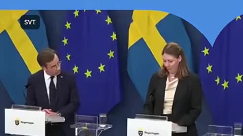 Sweden's health minister collapses at first press conference
