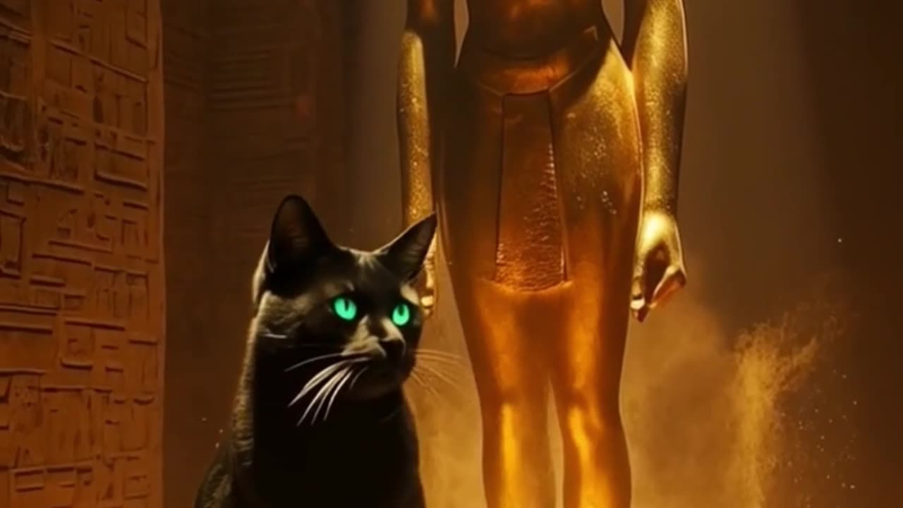 Inside an ancient Egyptian temple