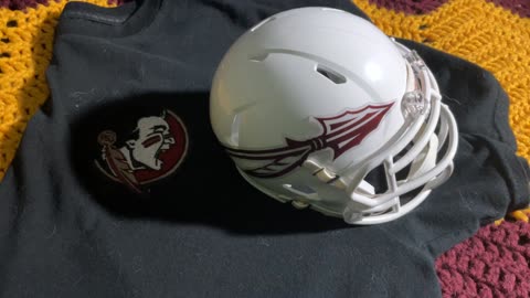 FSU SEMINOLES WHITE HELMET , FLORIDA STATE UNIVERSITY