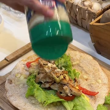 Chicken Ceasar Salad Wrap homecooking
