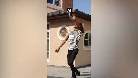 Real Life Vs AI Parkour and Flips (Compilation 2)
