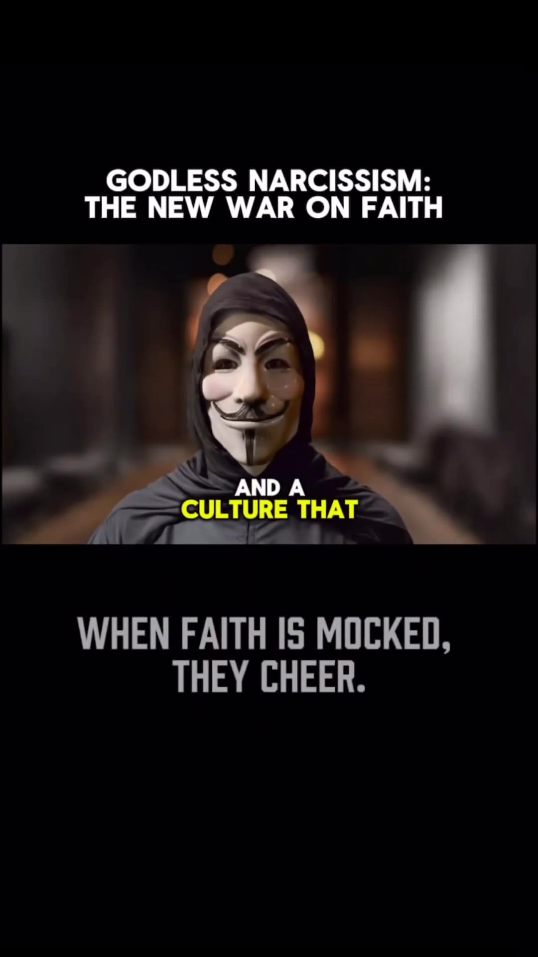 Godless Narcissism: The New War on Faith