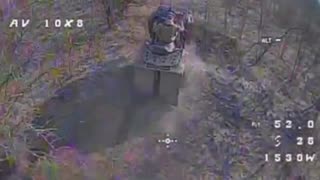 Russian Soldier Bails from ATV That Goes Airborne During Incredible Drone Strike