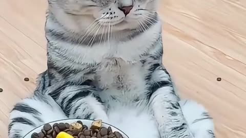 Angry cat