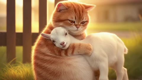 Momo & The Friends 🐾 | When a Chubby Cat Meets a Farm Full of Trouble! 😂