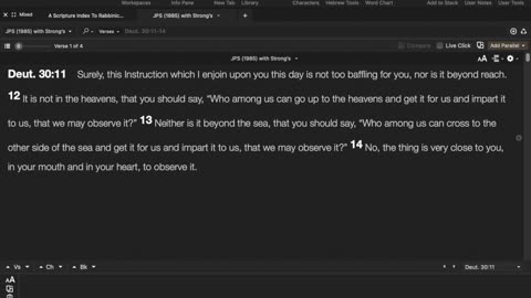 006 Buyer Beware – Deut 30:11-14 Reincarnation, Holy Covenant, Moses