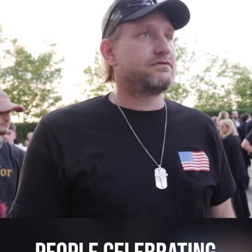 Mourner: People Celebrating Charlie's Assassination Are "Demons"