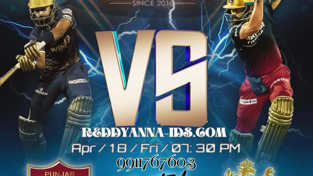 Get Your Reddy Anna Book for RCB vs PBKS Showdown in IPL 2025.