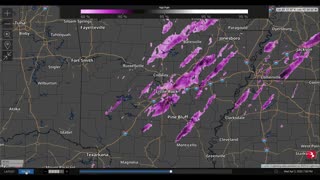Hail Path April 1-3, 2025