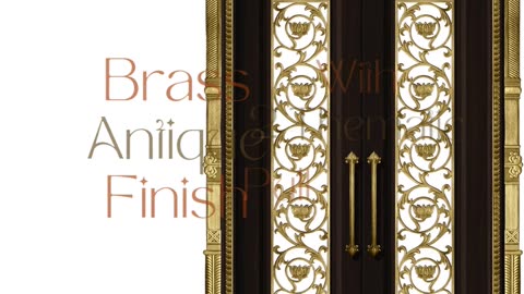 Divine Brass Pooja Room Door Design | Lakshna Collection by Artisticks™