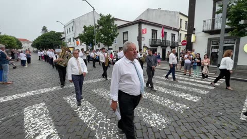 LIVE: Mudança da Bandeira do Divino Espírito Santo Ponta Delgada, São Miguel Açores - 11.07.2025
