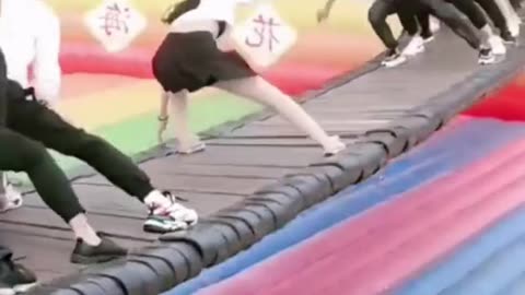 Slippery Bridge Challenge! 😅