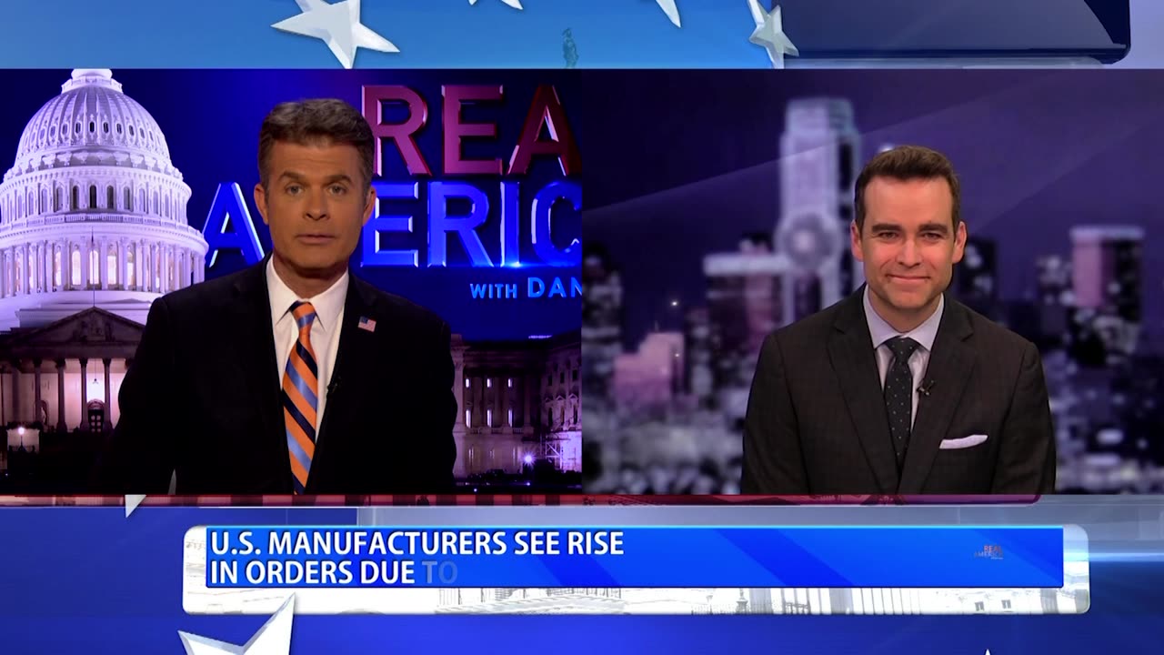 REAL AMERICA -- Dan Ball W/ Seth Denson, Pres. Trump Announces Trade Deal With UK, 5/8/25