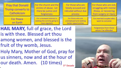 Mary's Daily Live Holy Rosary Prayer at 8:00 p.m. EDT 08/20/2025