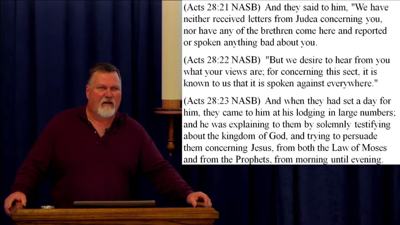 Acts Chapters 27 & 28 – Join us as we conclude Paul's missionary journeys and the Book of Acts! 2022