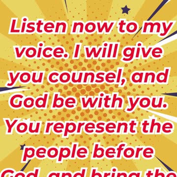 “A Call to Listen and Lead Well” exodus 18:19. #shortvideo #youtubeshorts #ytshorts #yt #youtube