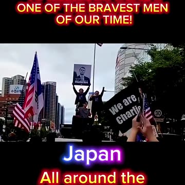 All around the world celebrating the life of Charlie Kirk