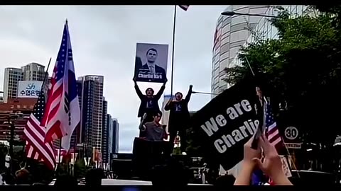 All around the world celebrating the life of Charlie Kirk