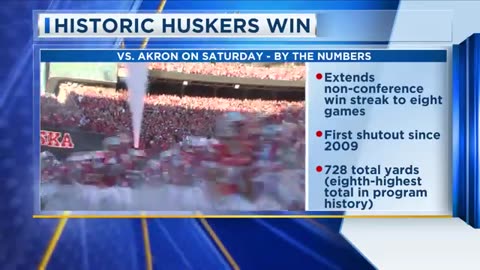 Historic Huskers Win