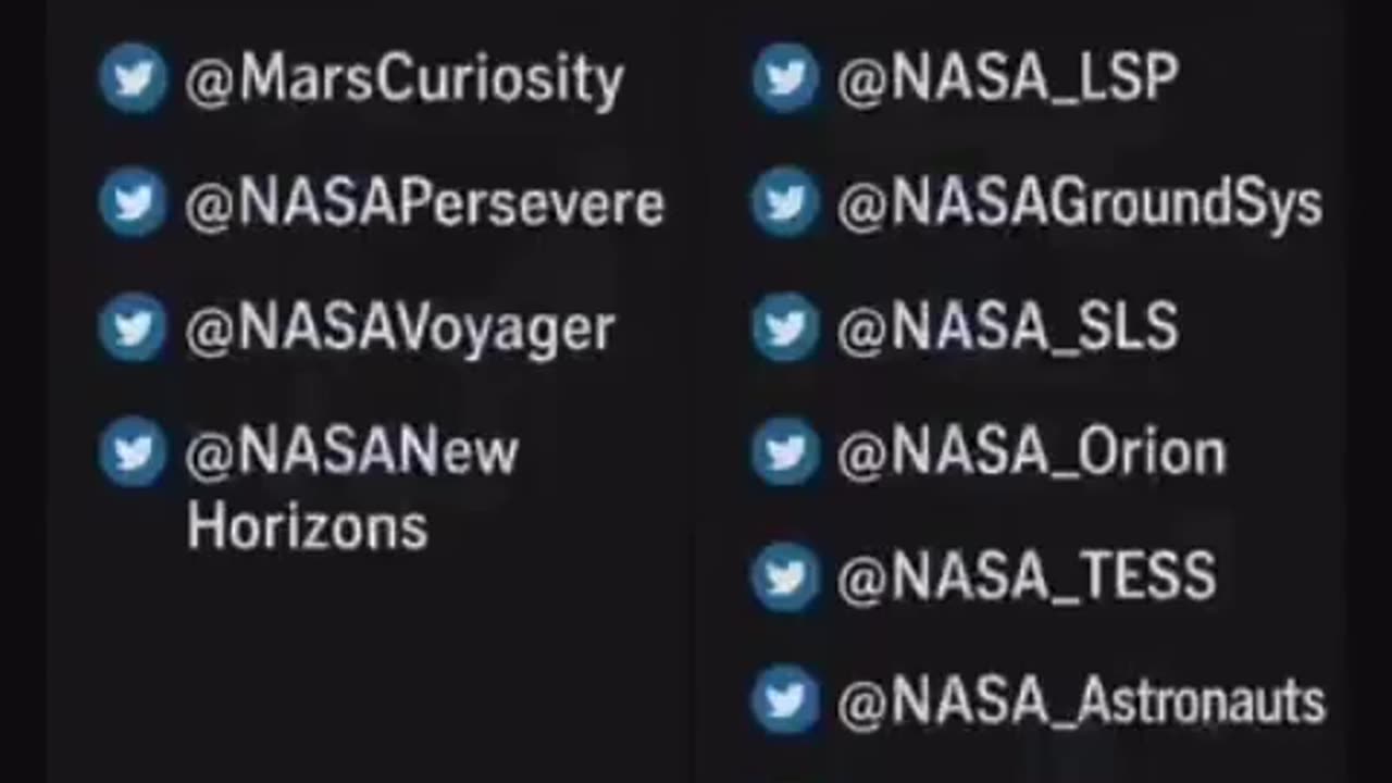 NASA Taking down a lot of social media.