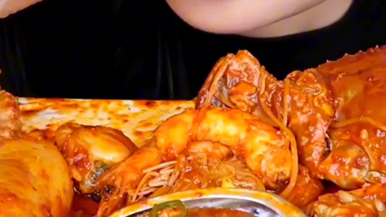 Asmr Mukbang Spicy Seafood