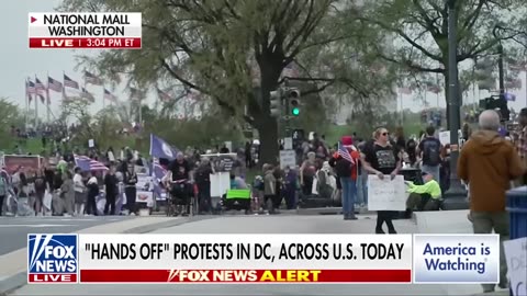 ‘Hands Off’ protests erupt against Trump, DOGE nationally