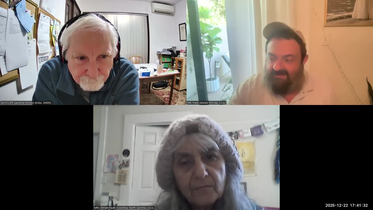 R&B Weekly Seminar: Jerusalem War Crimes Trials/R&B Medical Fellowship (Episode #199 -- Monday, December 22nd, 2025). FOUNDER: DR. Vladimir Zelenko (1973-2002). SPEAKER: ADVOCATE Lawrence Gordon (Kobe, JAPAN)