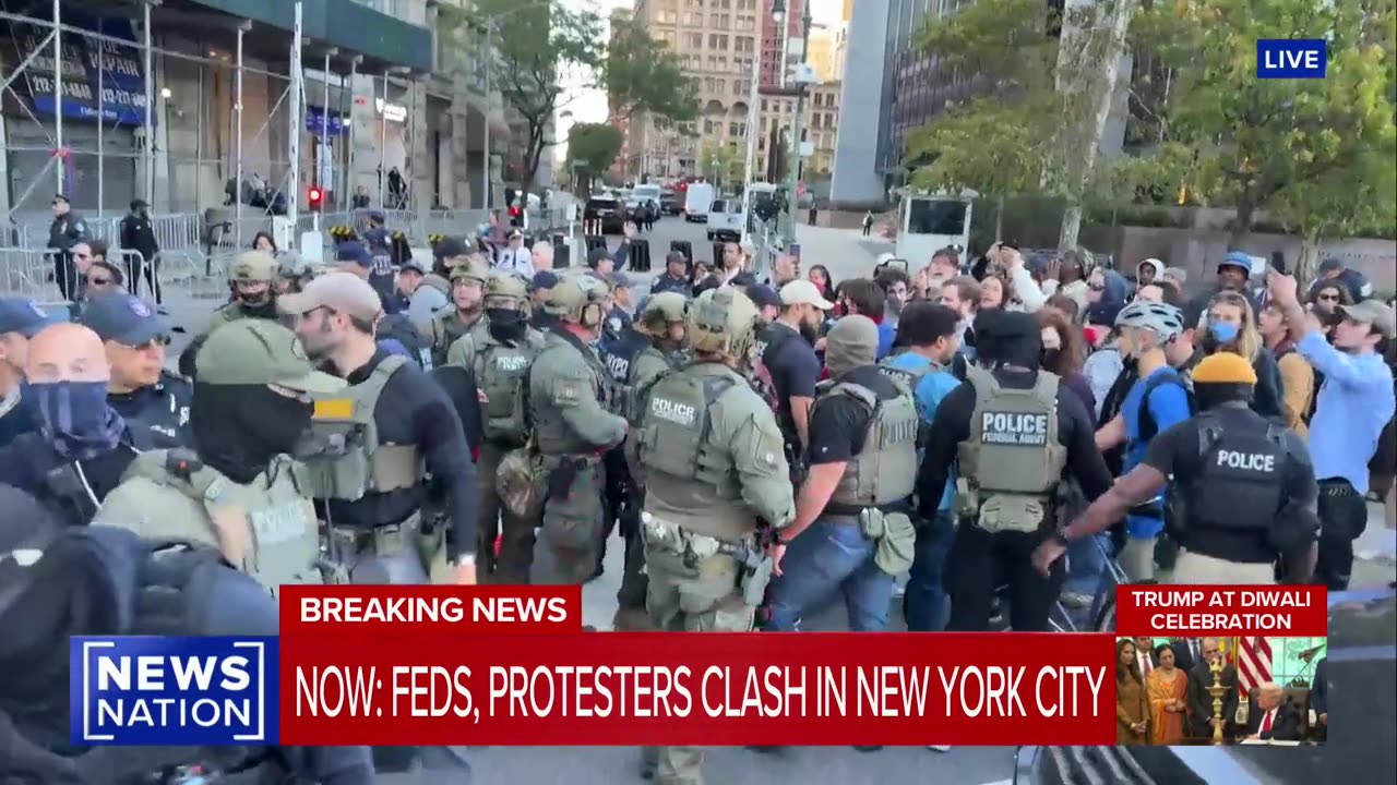 Reporter Says New York City Looks Like 'War Zone' As Alleged Agitators Clash With Feds