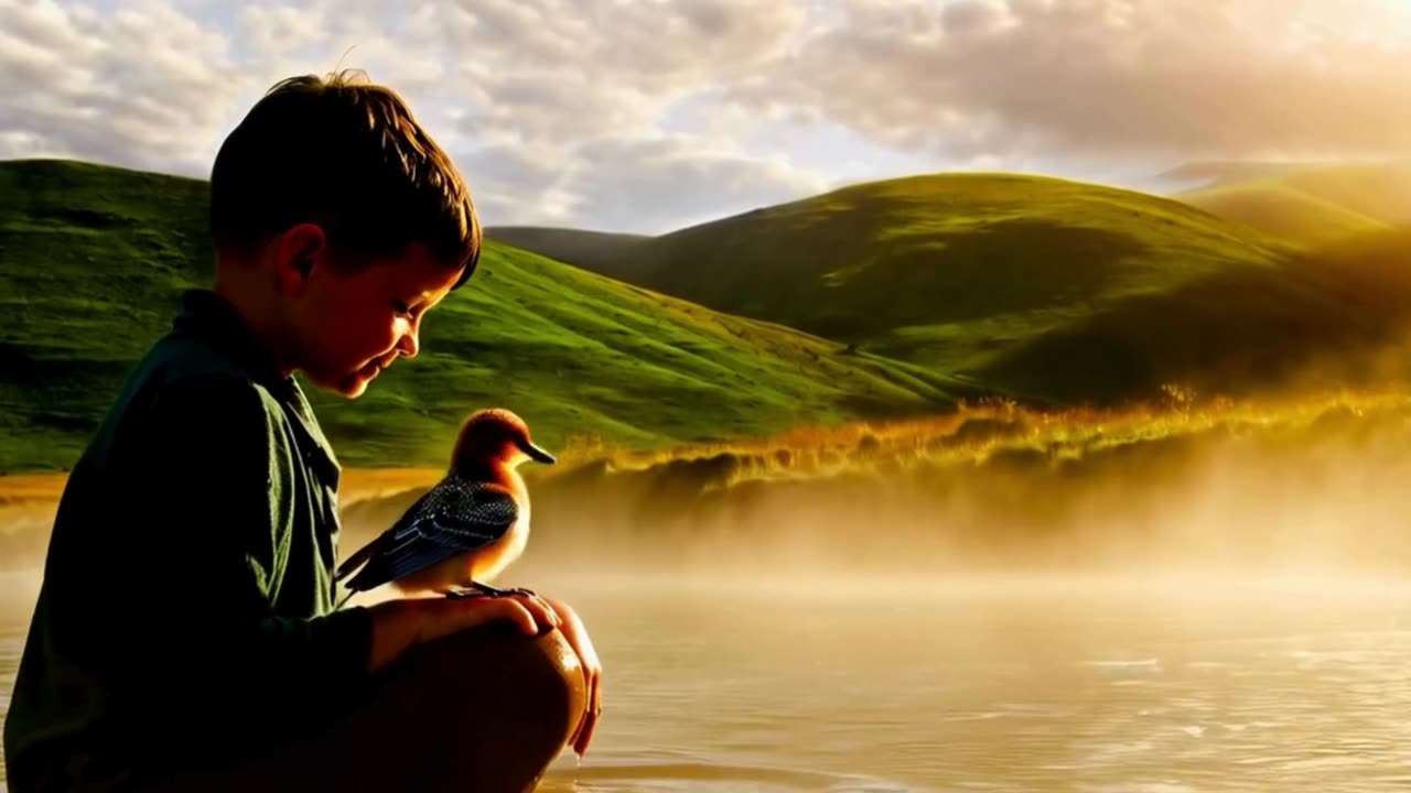 A Little Bird's Baby Found Struggling in Water | Heart-Touching Rescue