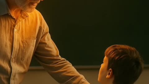 Teacher is a candle
