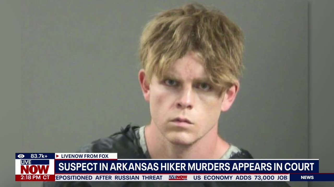 Arkansas hiker murder suspect arrested during haircut, booked into jail