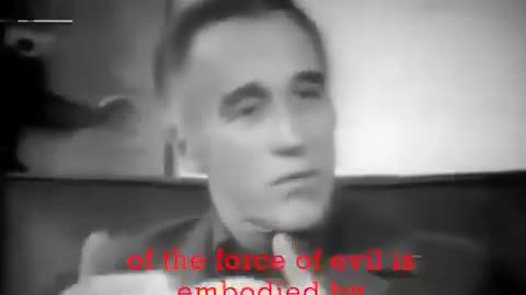 Christopher Lee years ago.... The REAL WAR is Against Satanists, Satanic Rituals of Abuse & Death