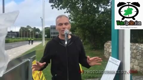 Irishman speaks outside RTE Studios about C-19 injection regret and his awakening process