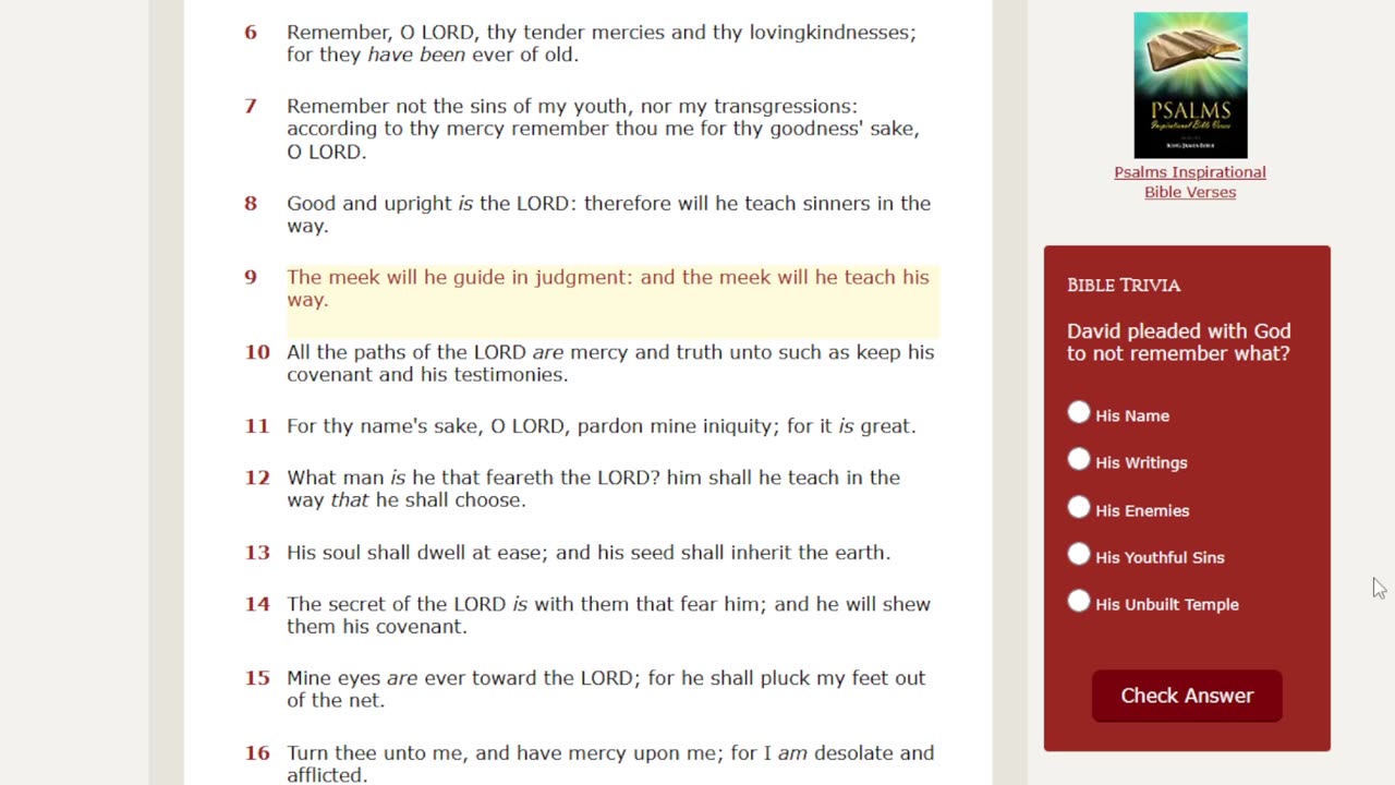 Psalms 25