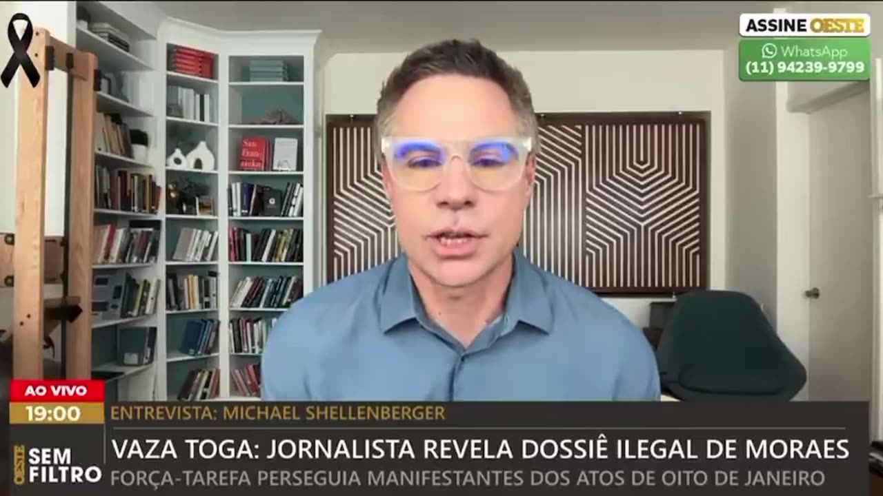 Ana Paula Henkel pergunta a Michael Shellenberger o que achou mais absurdo no Dossiê ilegal de Moraes, chamado de VAZA TOGA. Ele diz que a falta de humanização e que eles expressavam como um jogo, uma brincadeira, mandar as pessoas para cadeia.