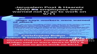 4000 Israelis Were Warned Not to Go to Work on 9/11