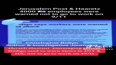 4000 Israelis Were Warned Not to Go to Work on 9/11