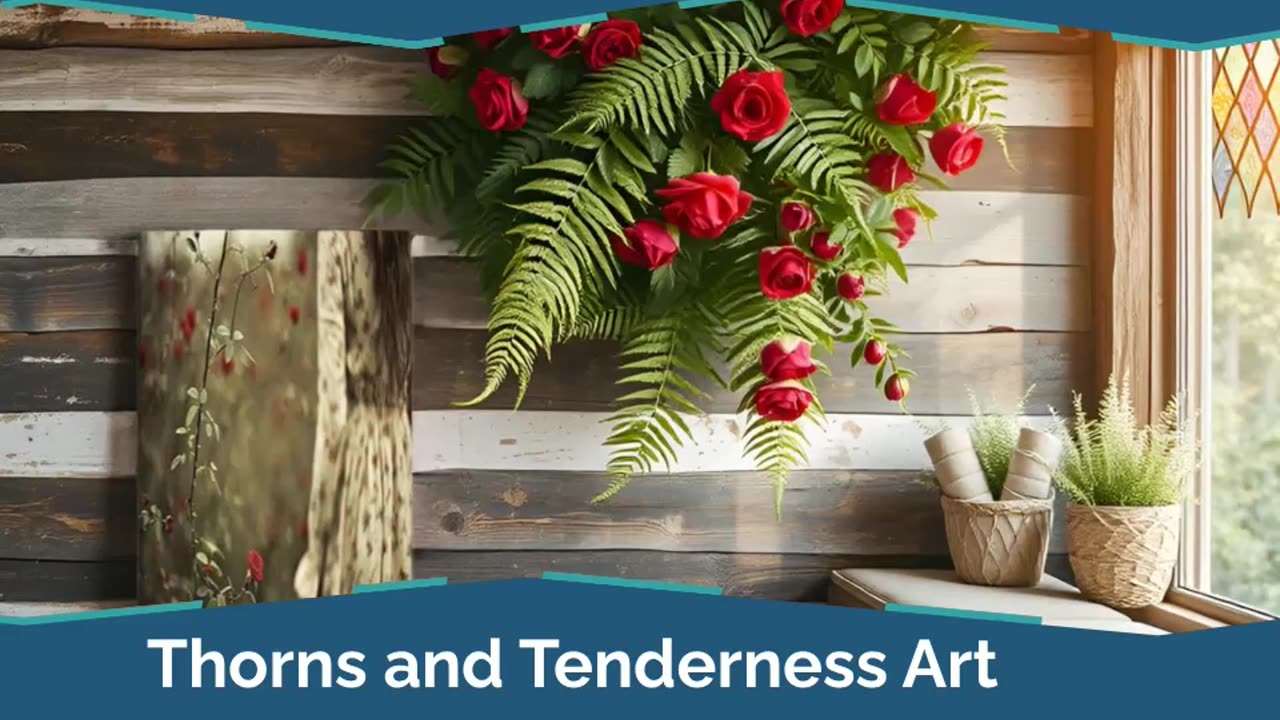 Thorns and Tenderness | For the Ones Who Still Feel Deeply #Resilience #CanvasDecor