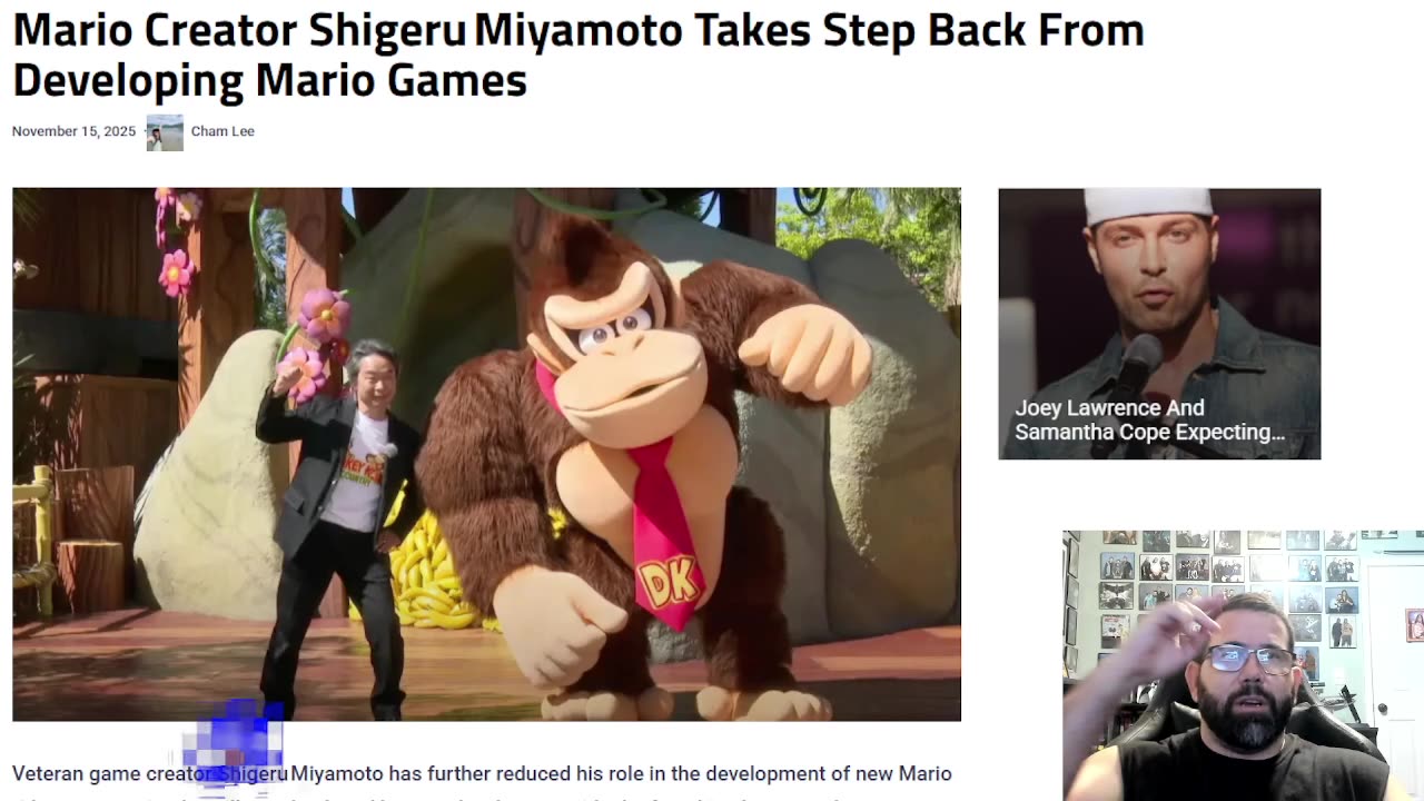 Miyamoto Taking A Step Back From Mario Game Development