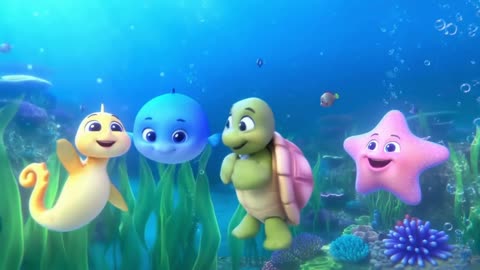 🌊 Tilly Turtle and Friends – Sing & Dance for Babies and Kids 🐢🎶